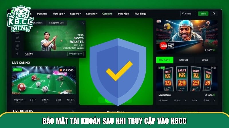 Bảo mật và an toàn sau khi đăng ký K8CC
