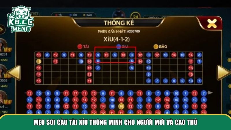 Áp dụng những mẹo soi cầu tài xỉu cụ thể để gia tăng hiệu quả