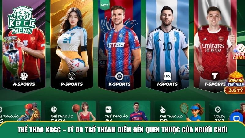 Cá cược trực tuyến tại thể thao K8cc vừa giải trí vừa đầy tính thử thách